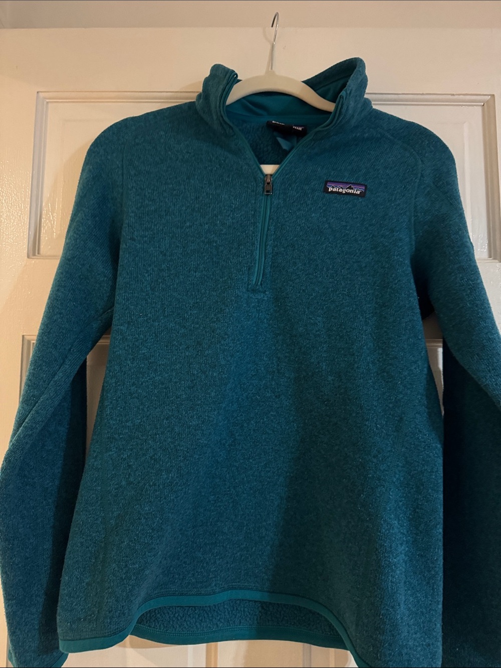 Patagonia Teal Half-Zip Fleece Pullover